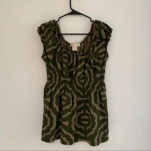 MICHAEL KORS Top in Army Green